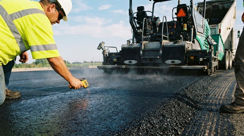 combien de temps avant de rouler sur enrobé à chaud