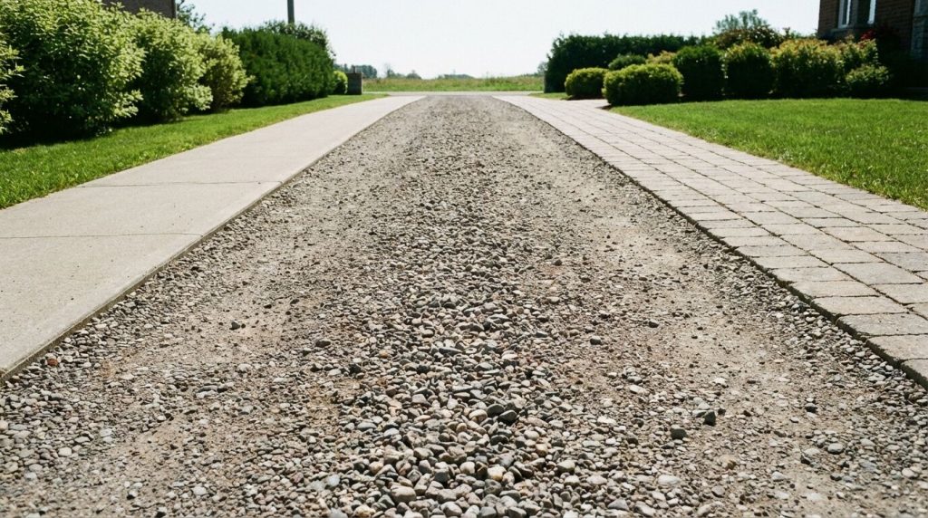 Quel est le revêtement le moins cher pour une allée carrossable