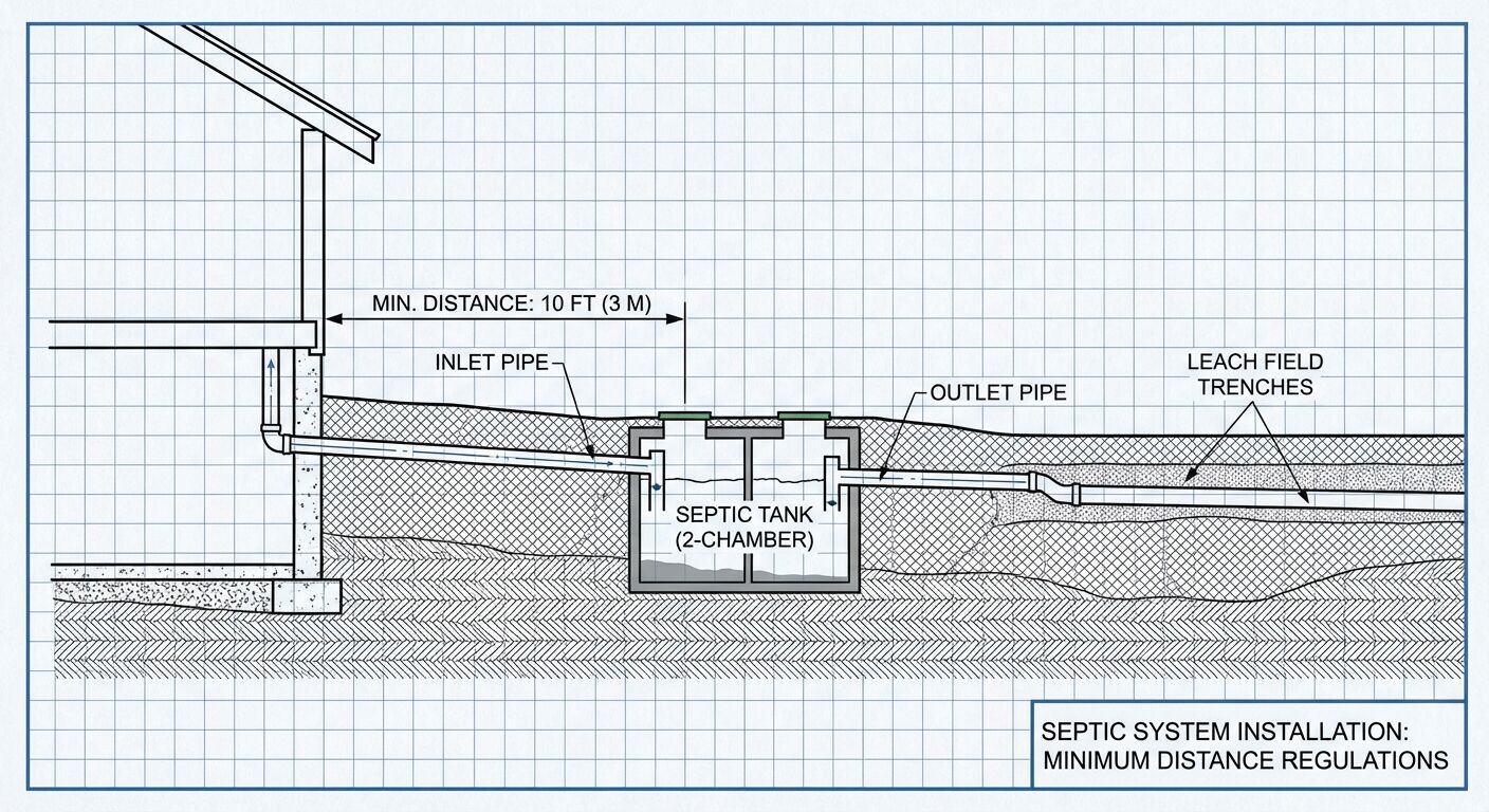 schéma installation fosse septique toutes eaux
