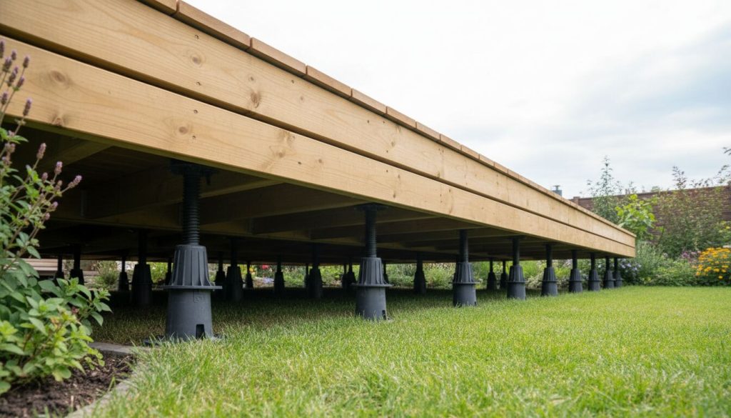 faut il une pente pour une terrasse sur plot