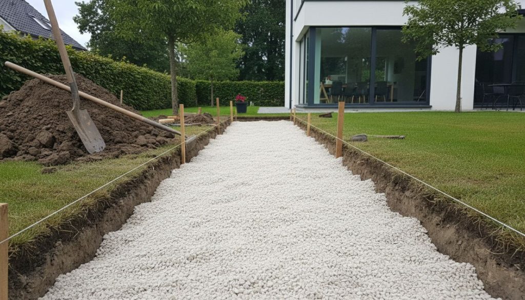 épaisseur calcaire allée