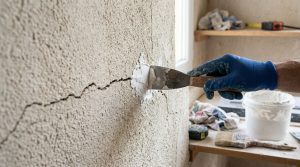 comment réparer fissure enduit gratté