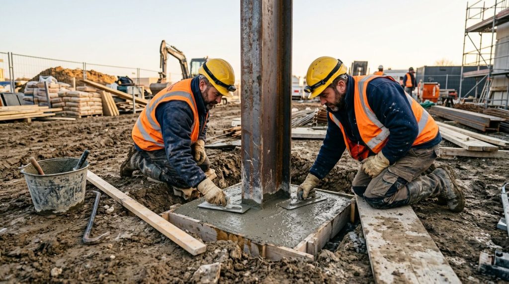 comment sceller un IPN dans le sol