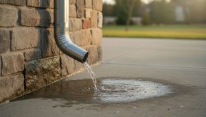 Descente de gouttière sans regard