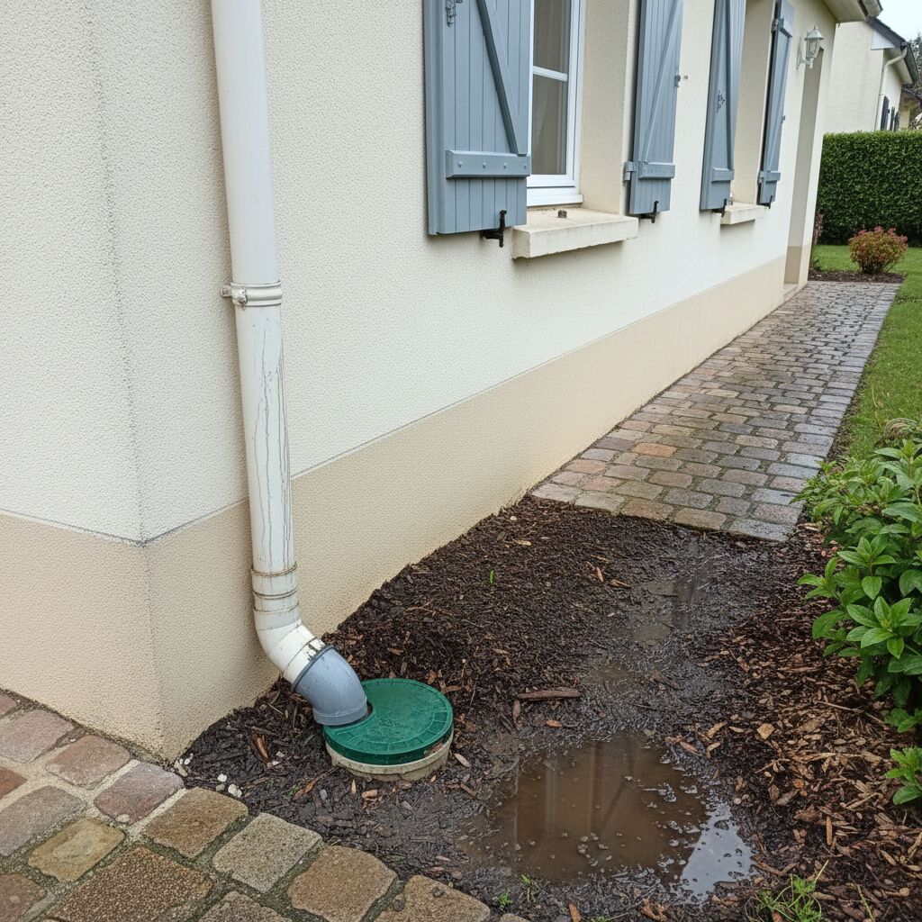 regard de descente de gouttière