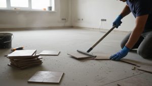 Comment enlever des dalles PVC collées au sol