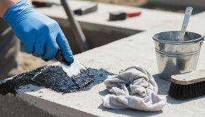 comment enlever du goudron d'étanchéité