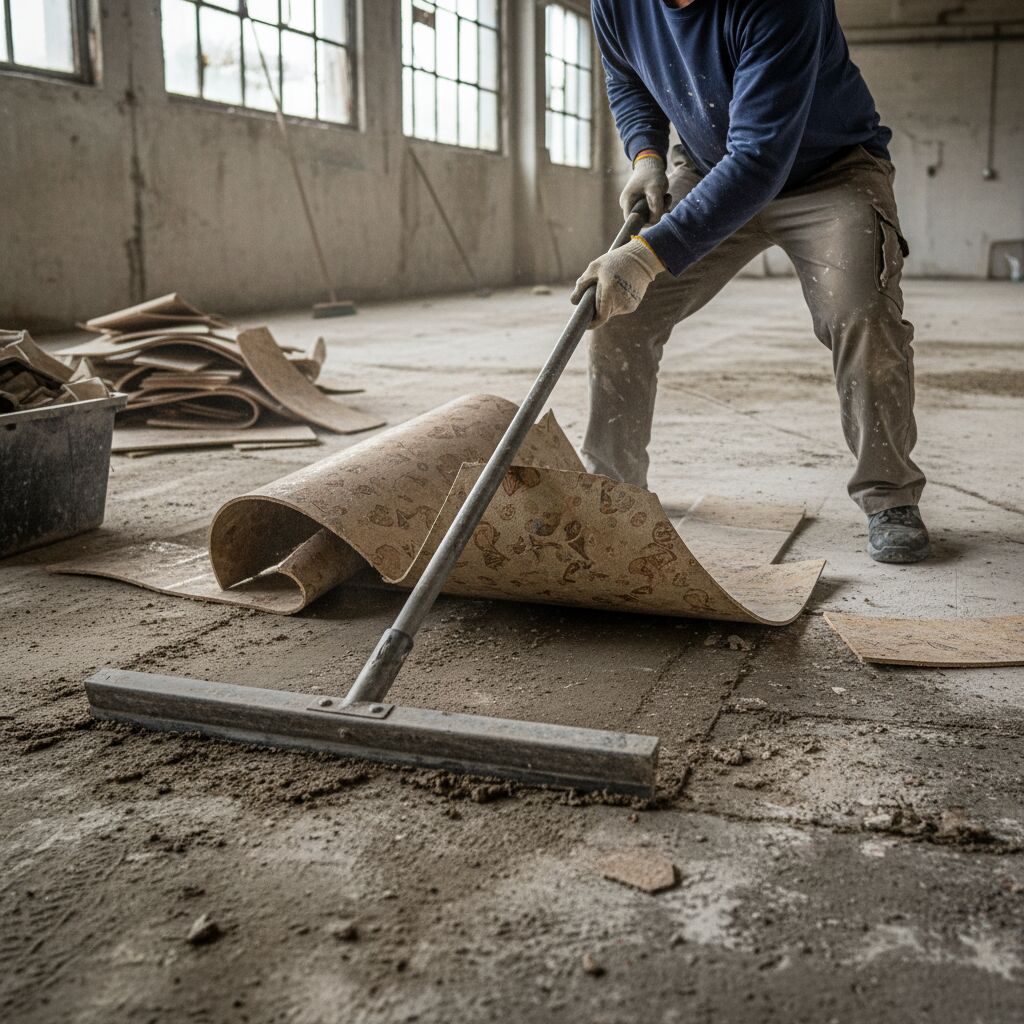 comment enlever un sol pvc colle