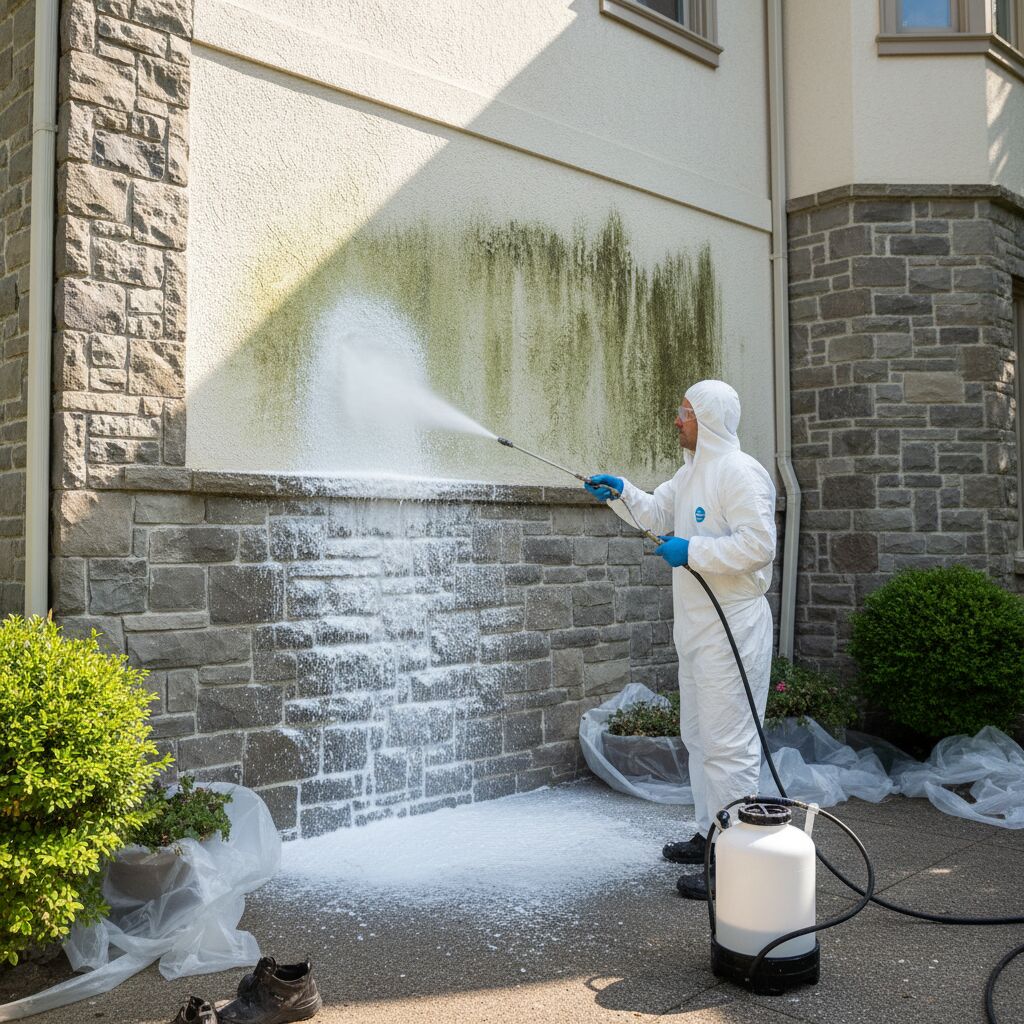quelle eau de javel pour façade