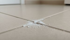 joint de carrelage qui partent en poussière
