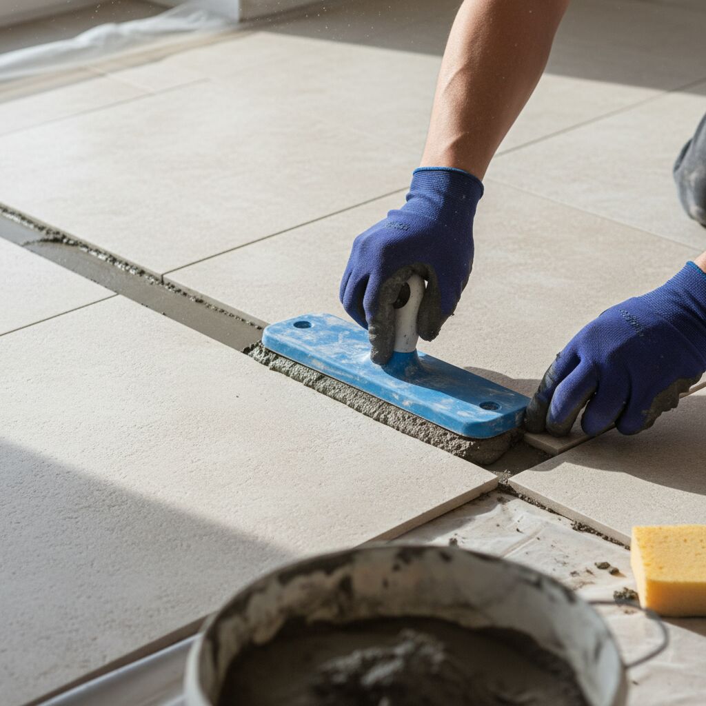 joint carrelage avec colle